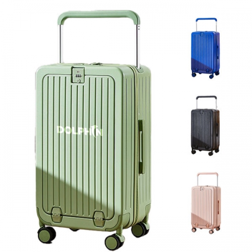 Front Opening Trolley Cabin Suitcase