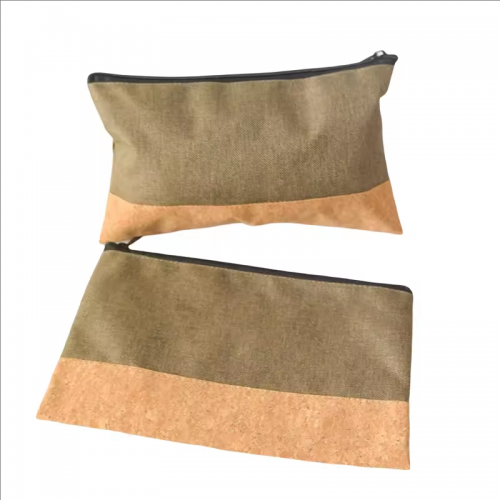 Cork Leather Toiletry Bags