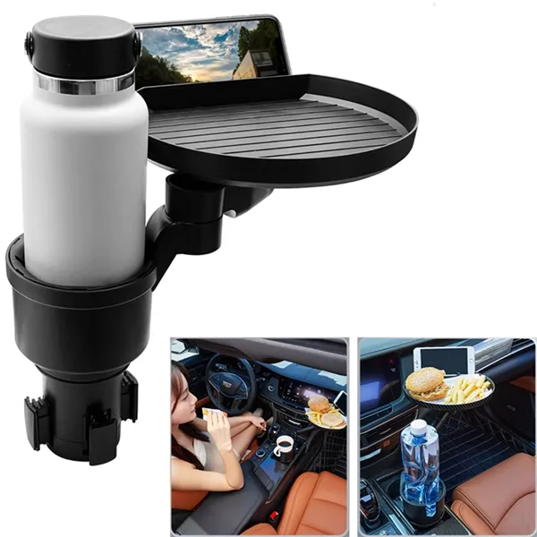 Adjustable Car Cup Food Holder Tray