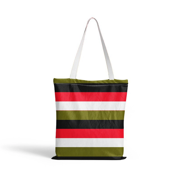 Rainbow Canvas Tote Bag