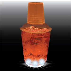 12 oz. Plastic 5 Light-Up Cocktail Shaker