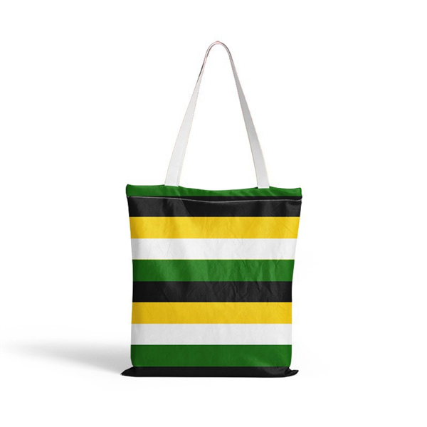 Rainbow Canvas Tote Bag