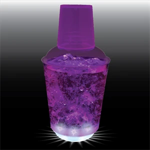 12 oz. Plastic 5 Light-Up Cocktail Shaker