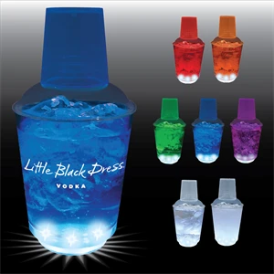 12 oz. Plastic 5 Light-Up Cocktail Shaker