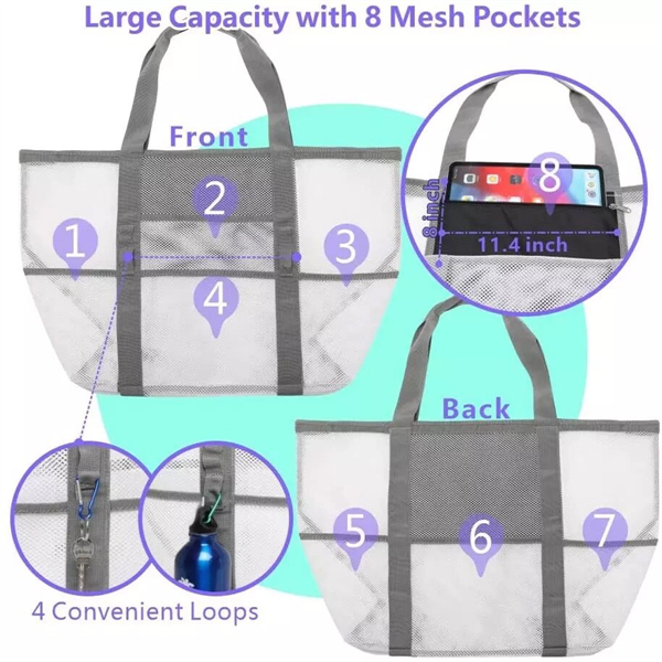 Large Mesh Picnic Bag