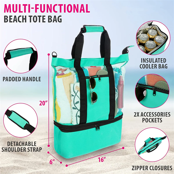 Waterproof Beach Bag with Cooler