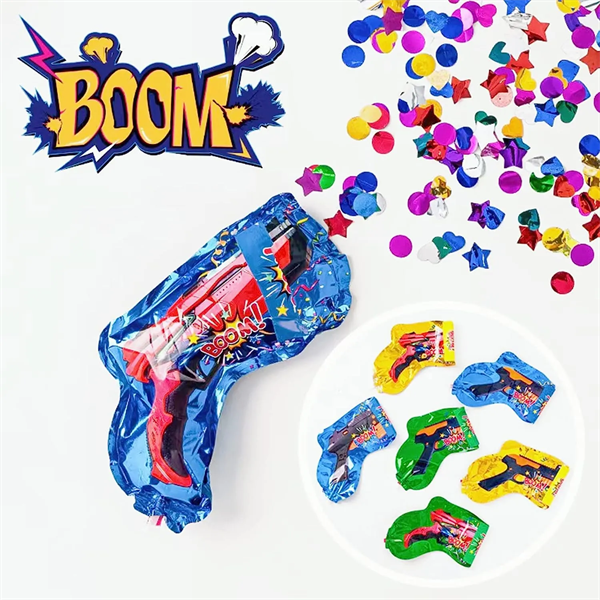 Blowing Confetti Poppers