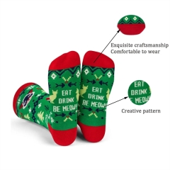 Christmas Jacquard Cotton Socks