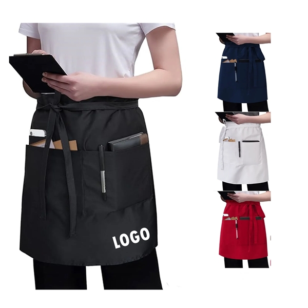 Server Apron with 3 Pockets