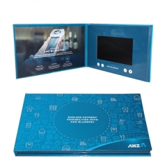 Screen Customized Hardcover Video Brochure