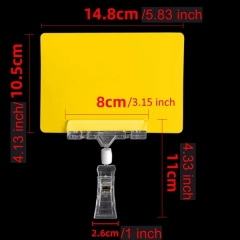 Erasable Price Tag Clip for Supermarket Shop