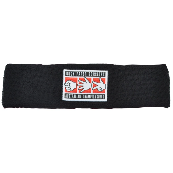 Headband with Direct Embroidery-A