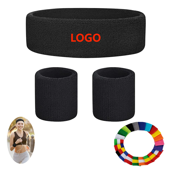 Wristbands And Headband Set