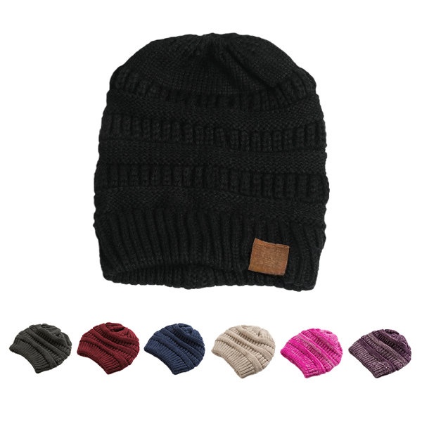 Ribbed Slouchy Beanie