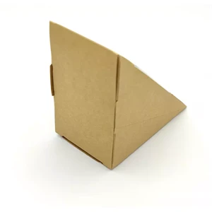 Triangle Sandwich Kraft Box with PE Window