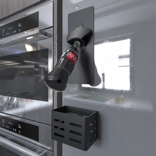 Magnetic bottle opener