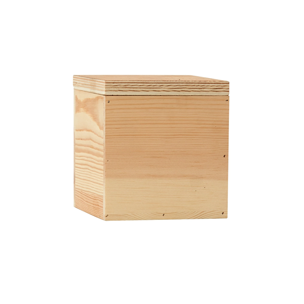 Small Square Wooden Box