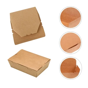 40 oz Disposable Kraft Paper Salad Boxes