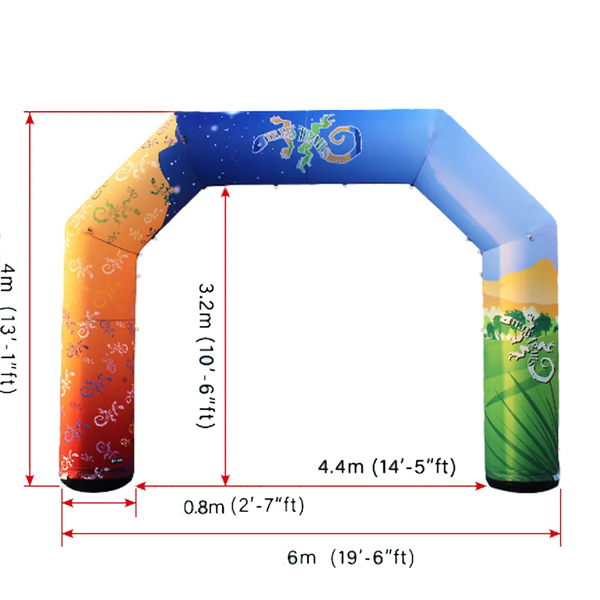 13 x 20 Feet Inflatable Arch