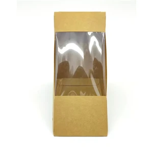 Triangle Sandwich Kraft Box with PE Window