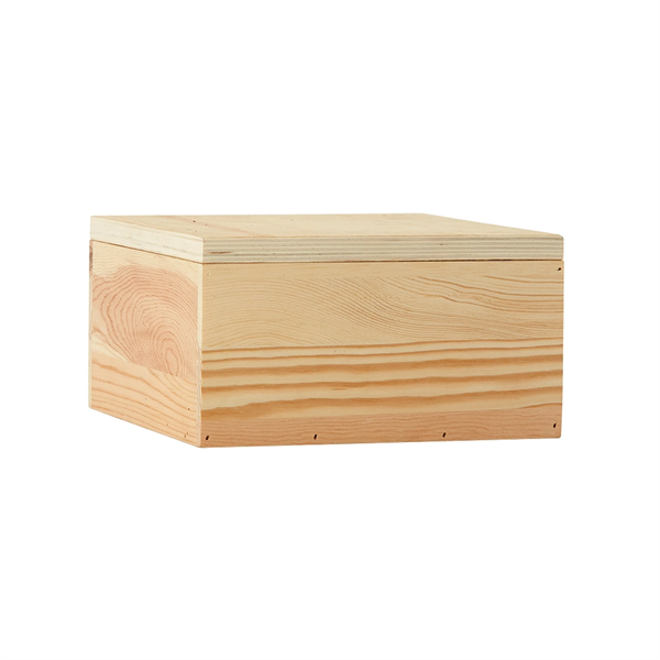 Large Square Wooden Box