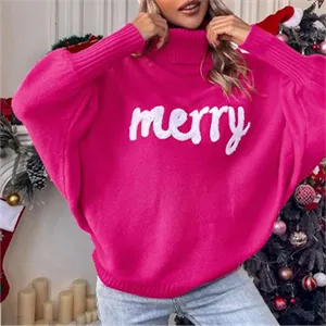 Custom Women's Turtleneck Merry Christmas Sweate