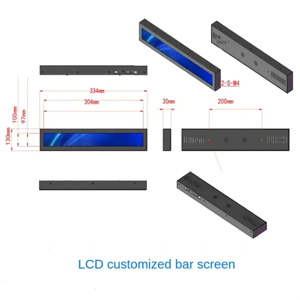 High-Definition Shelf LCD Screen