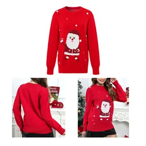 Custom Christmas Pullover Sweater for Women Men