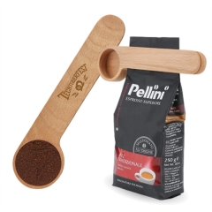 Wooden Coffee Scoop and Bag Clip