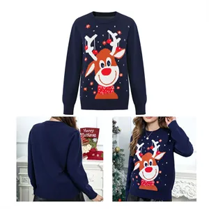 Custom Christmas Pullover Sweater for Women Men