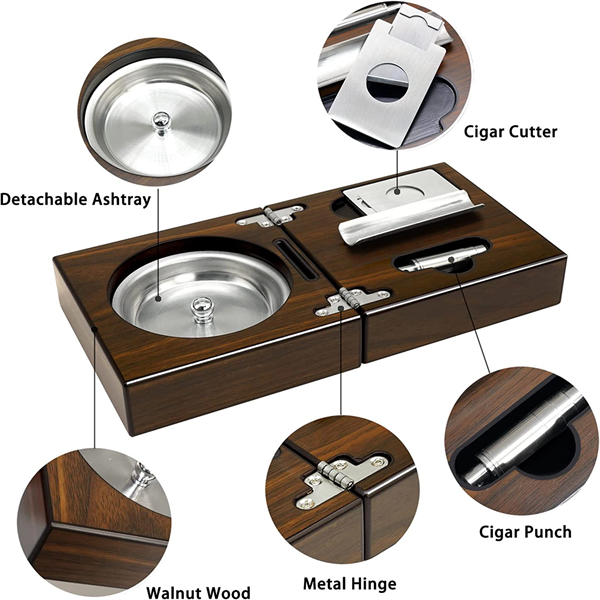 Compact Cigar Ash Tray