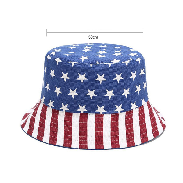 Usa Flag Fisherman Hat