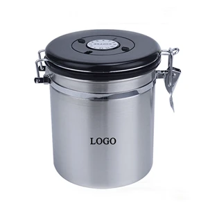 50oz stainless steel airtight coffee bean container