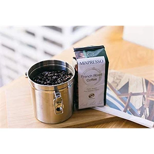 50oz stainless steel airtight coffee bean container