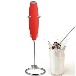 Custom Electric Powerful Milk Frother Handheld Foam Maker