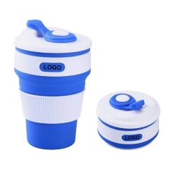 12 oz Silicone Collapsible Coffee Cup