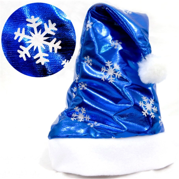 Christmas Snowflakes Santa Hat