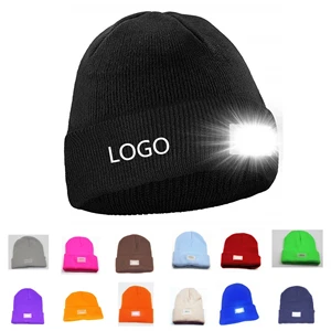 Unisex 5 LED knit Beanie Hat