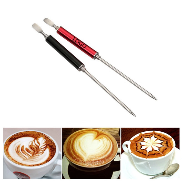 Spiral Nib Pull Coffee Art Needle