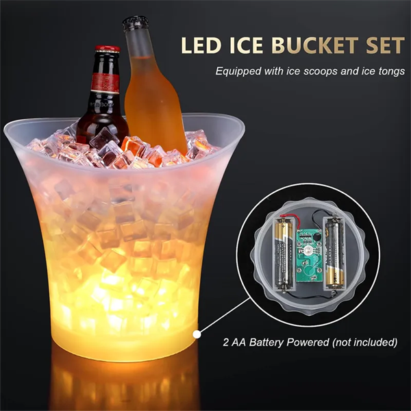 LED Luminous Ice Cube Buckets