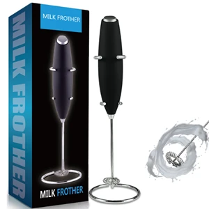 Custom Electric Powerful Milk Frother Handheld Foam Maker