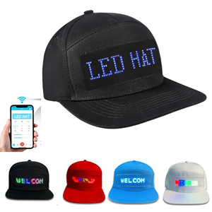 Animated Bluetooth Led Sign Hat Caps