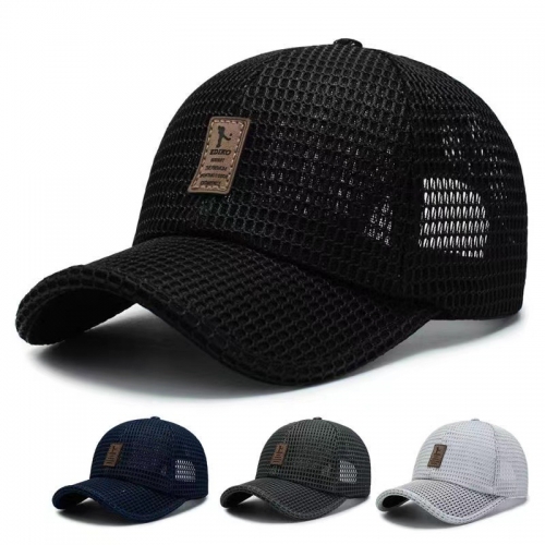 Breathable mesh trucker hat