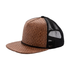 Rope Straw Trucker Hat