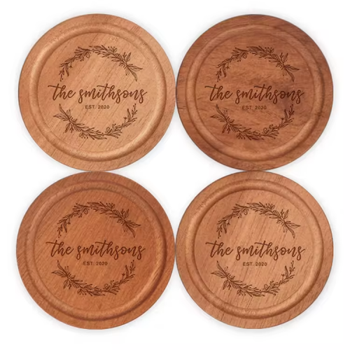 Wooden Cup Coasters