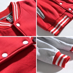 Baseball Uniform Fleece Jacket