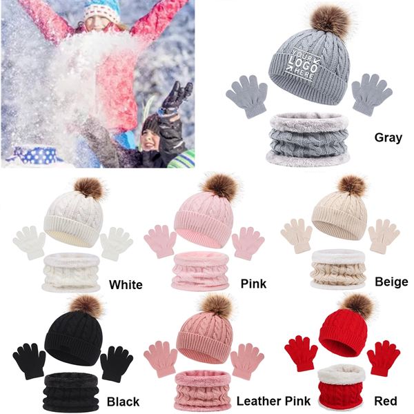 Kids 3 Pieces Winter Set