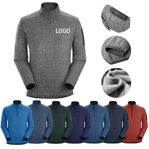 Custom Pullover Premium Fleece Lined Long Sleeve Sweatshirt