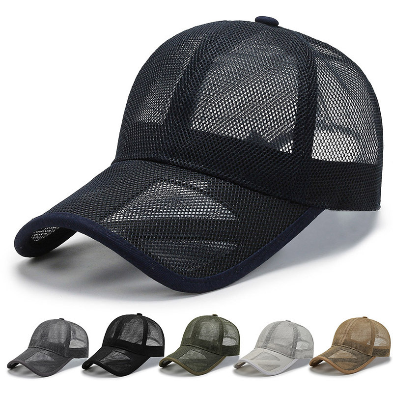 Breathable mesh trucker hat