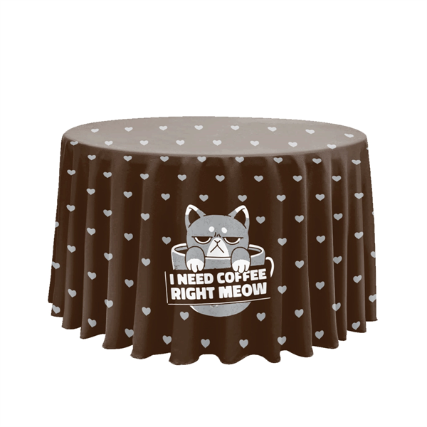 Circular Table Cover - Full Coverage - Digital - wPoly